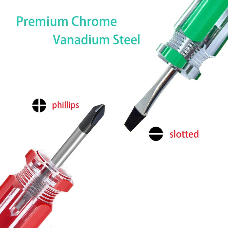 Buspoll Stubby Screwdriver â€“ Compact Short Screwdriver for Tight Spaces, Durable Chrome-Plated Steel Construction, Easy to Use, Versatile Tool. - Image 5